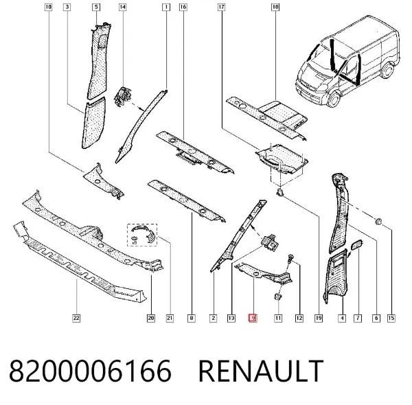  8200006166 Renault (RVI)