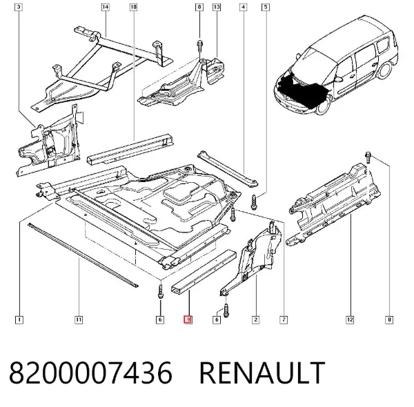  8200007436 Renault (RVI)