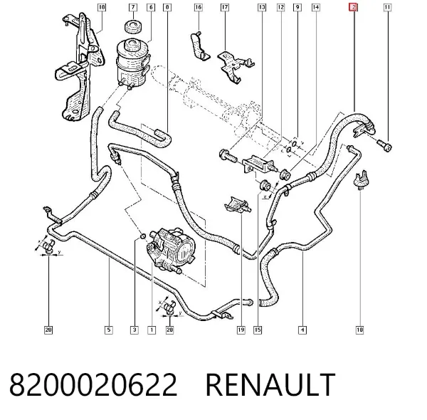  8200020622 Renault (RVI)