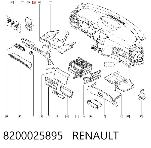  8200025895 Renault (RVI)