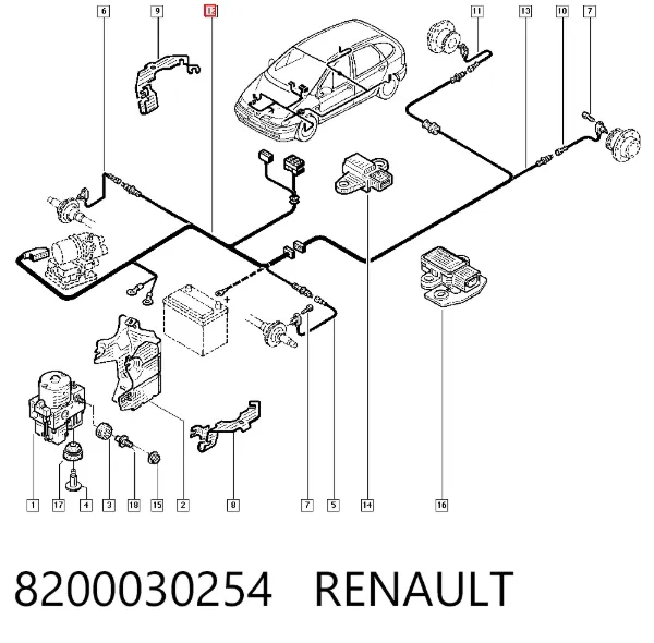  8200030254 Renault (RVI)