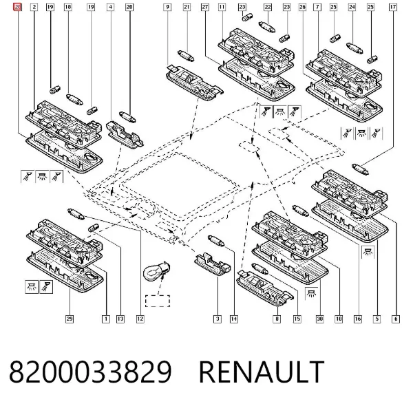  8200033829 Renault (RVI)