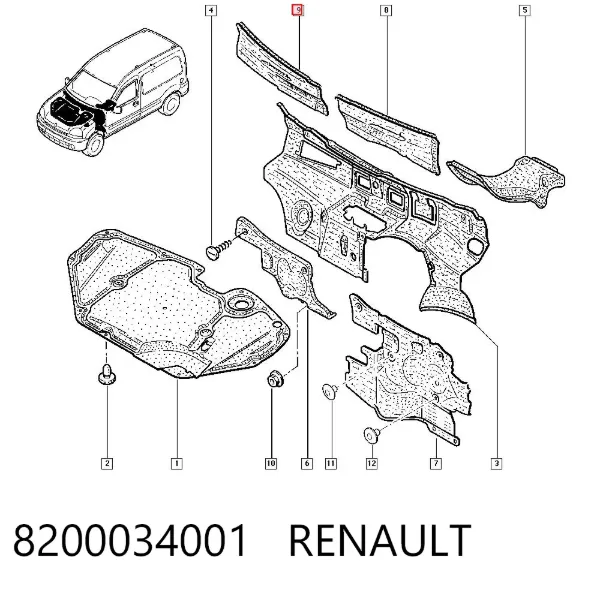  8200034001 Renault (RVI)