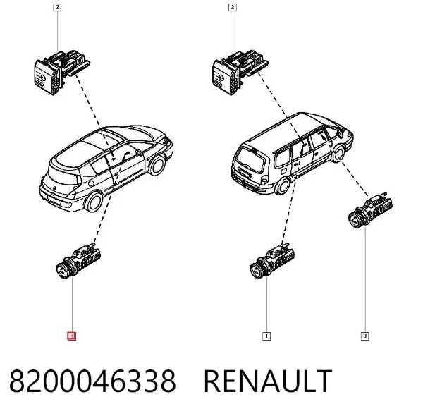 Прикуриватель 8200046338 Renault (RVI)
