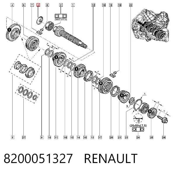  8200051327 Renault (RVI)