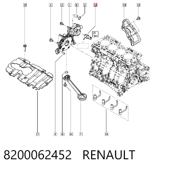 Датчик давления масла 8200062452 Renault (RVI)