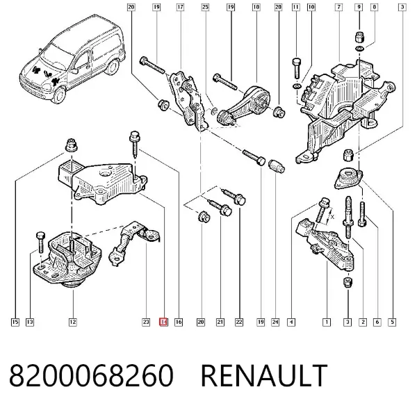  8200068260 Renault (RVI)