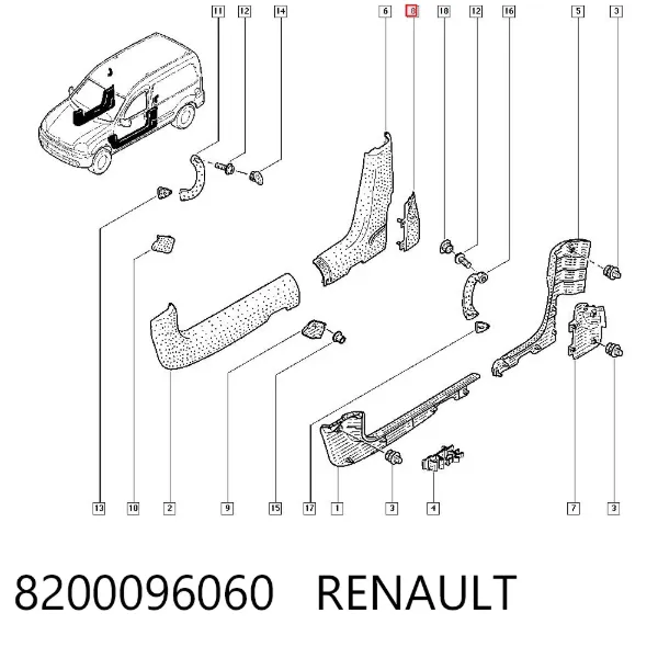  8200096060 Renault (RVI)