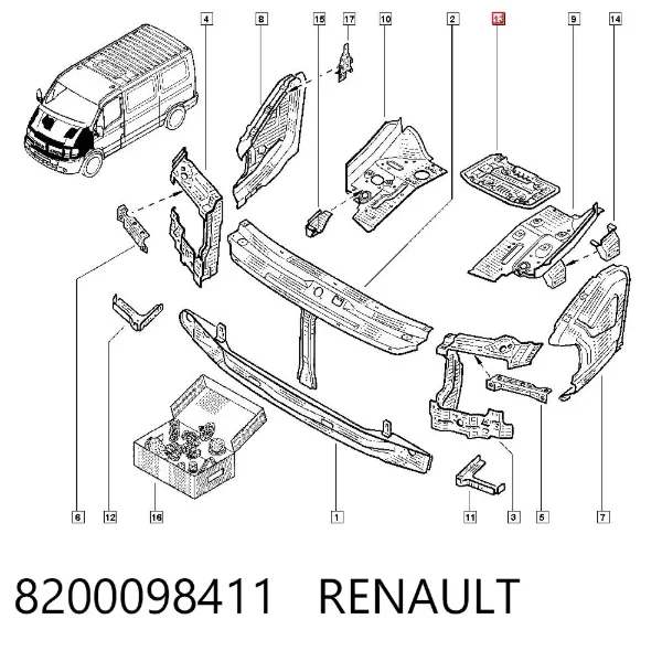 8200098411 Renault (RVI)