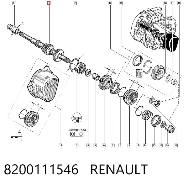  8200111546 Renault (RVI)
