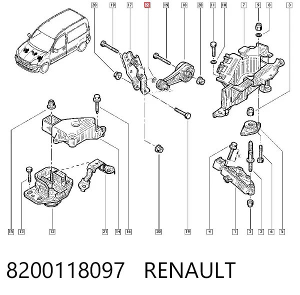  8200118097 Renault (RVI)