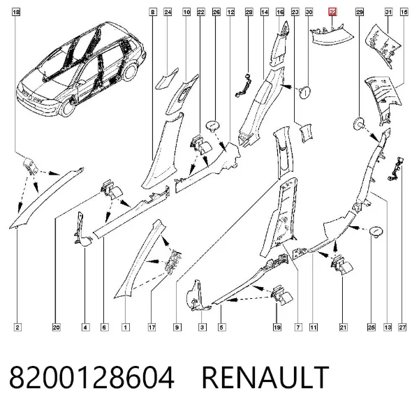  8200128604 Renault (RVI)
