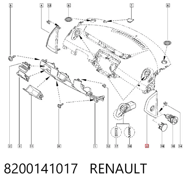  8200141017 Renault (RVI)