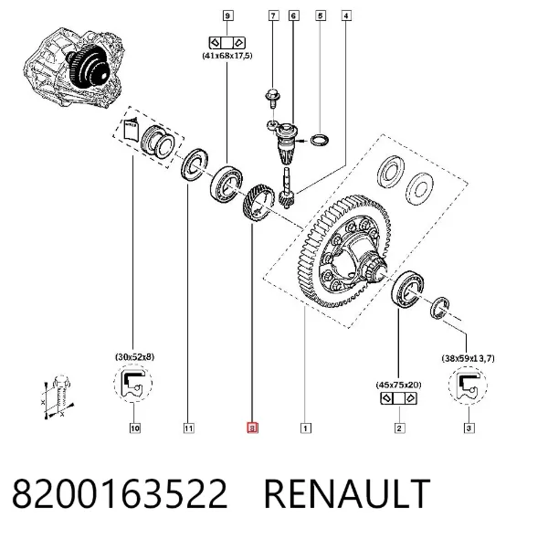  8200163522 Renault (RVI)