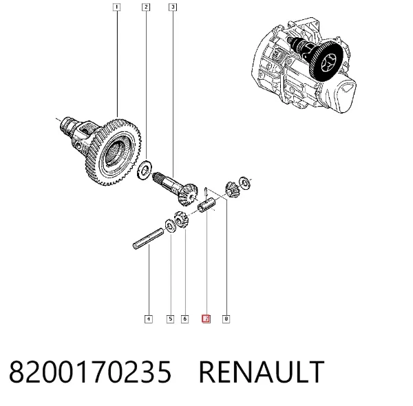  8200170235 Renault (RVI)