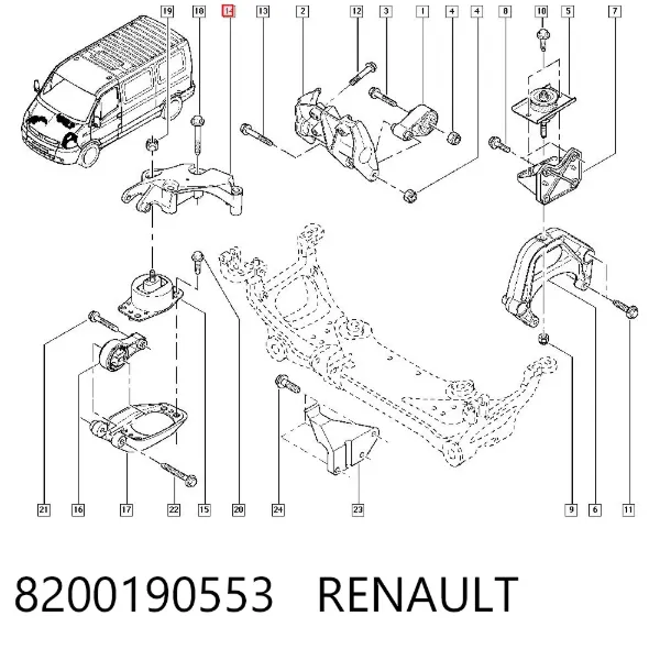  8200190553 Renault (RVI)