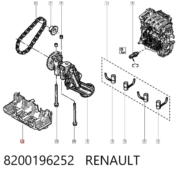  8200196252 Renault (RVI)