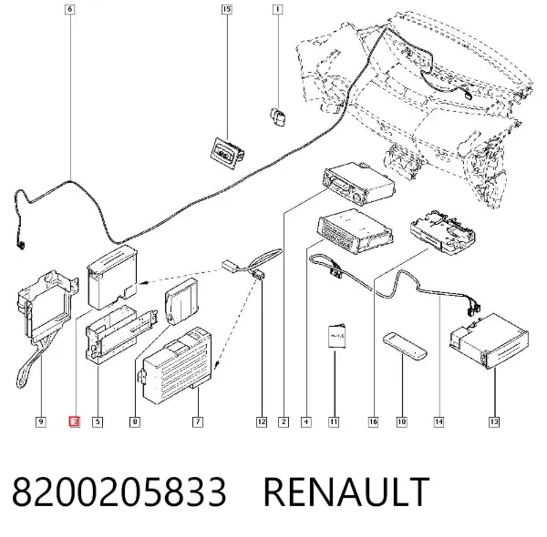  8200205833 Renault (RVI)