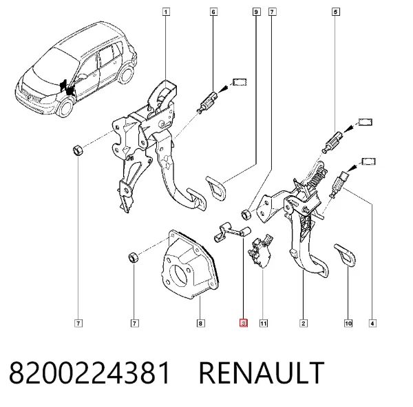  8200224381 Renault (RVI)