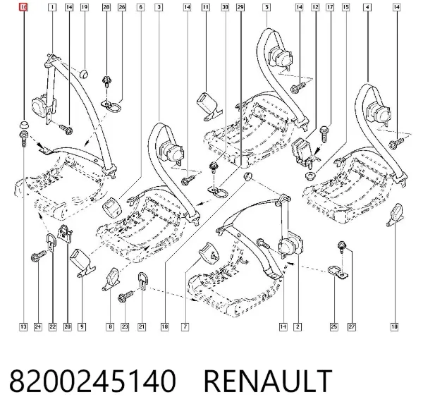  8200245140 Renault (RVI)