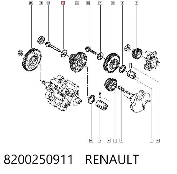  8200250911 Renault (RVI)