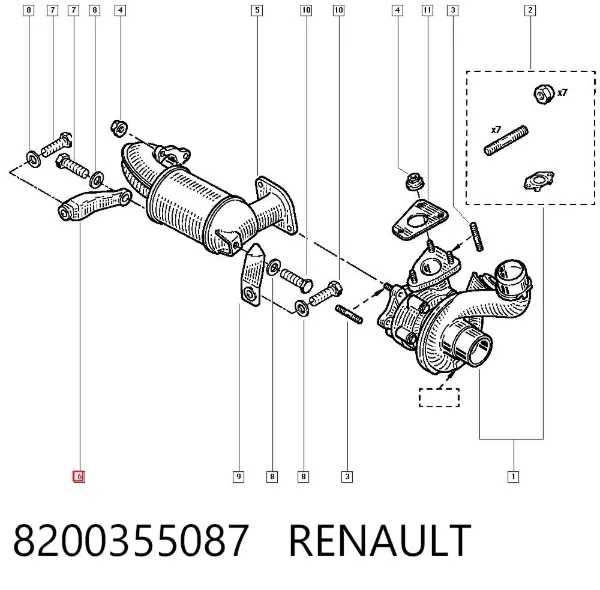  8200355087 Renault (RVI)