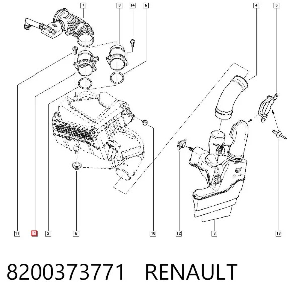 ДМРВ 8200373771 Renault (RVI)