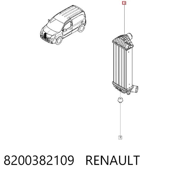 Интеркулер 8200382109 Renault (RVI)