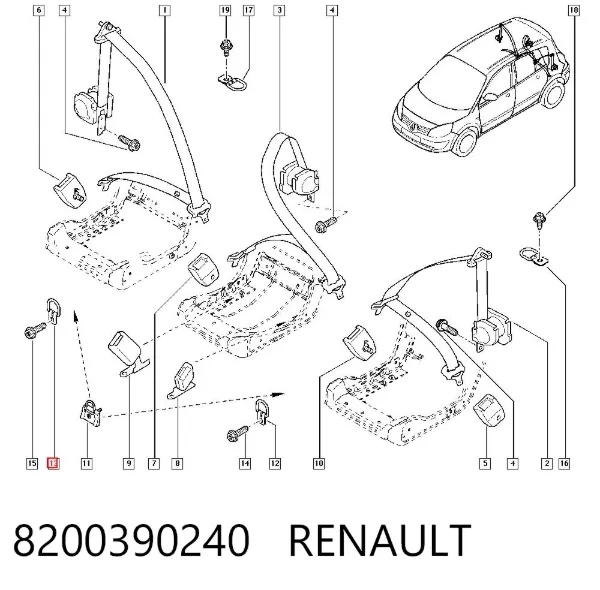  8200390240 Renault (RVI)