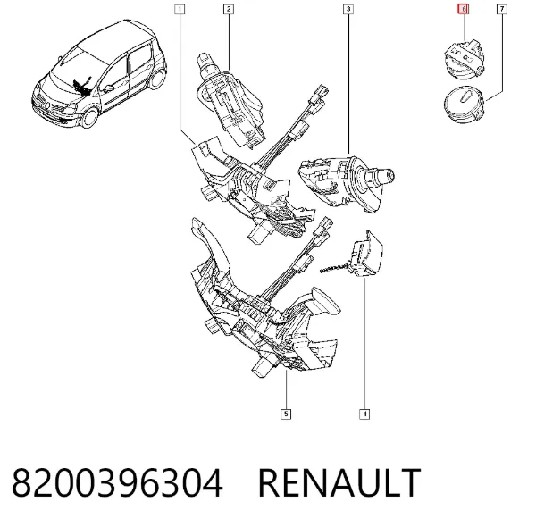 Датчик дождя 8200396304 Renault (RVI)