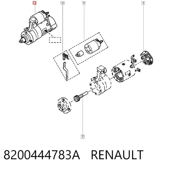 Стартер 8200444783A Renault (RVI)