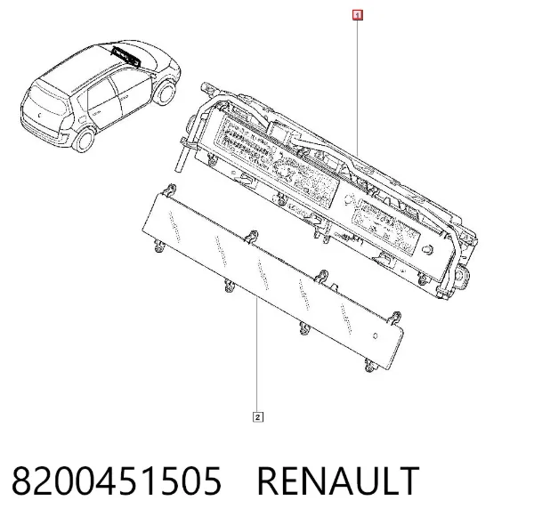 Панель приборов 8200451505 Renault (RVI)