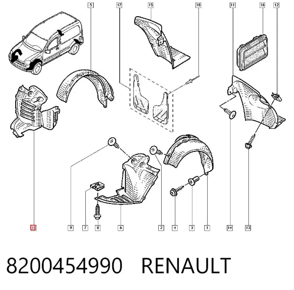  8200454990 Renault (RVI)