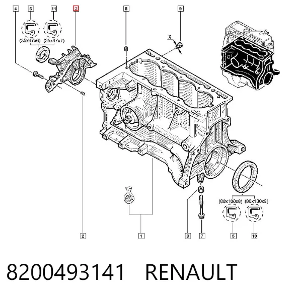  8200493141 Renault (RVI)