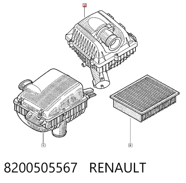 Корпус фильтра 8200505567 Renault (RVI)