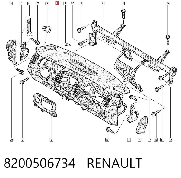Торпедо 8200506734 Renault (RVI)