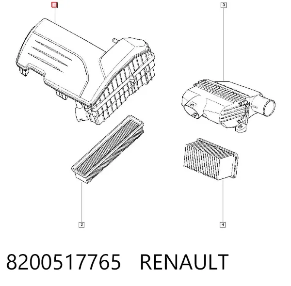 Корпус фильтра 8200517765 Renault (RVI)