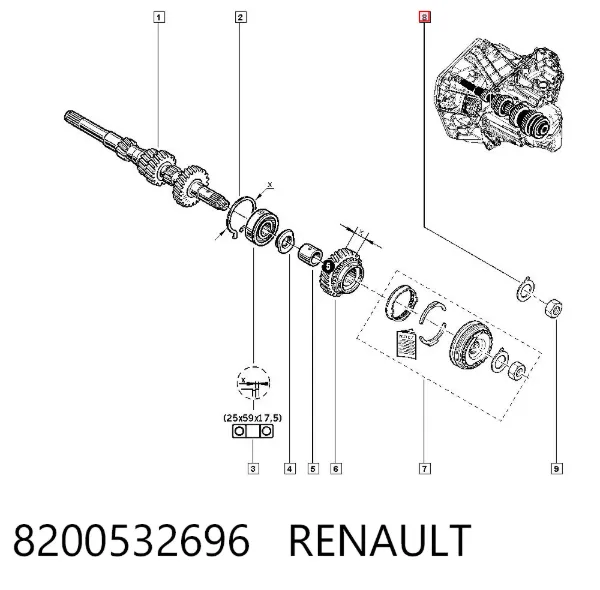  8200532696 Renault (RVI)