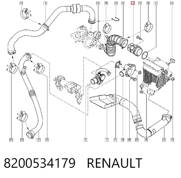 ДМРВ 8200534179 Renault (RVI)