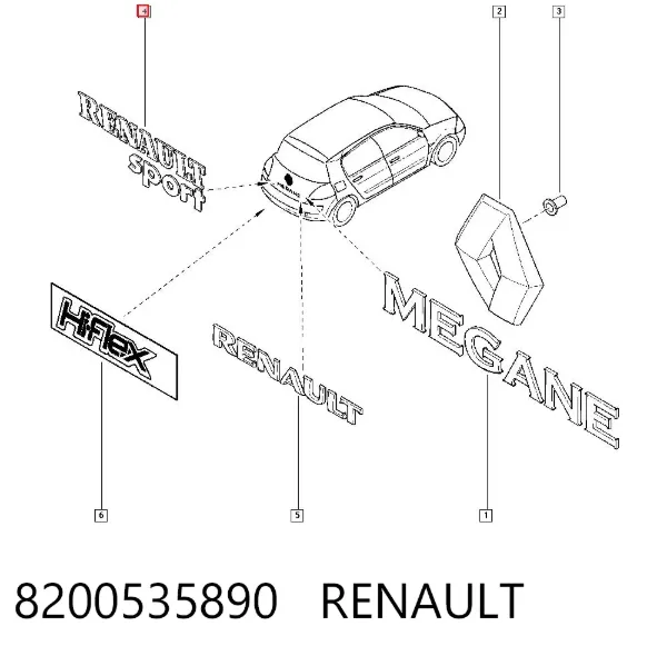  8200535890 Renault (RVI)