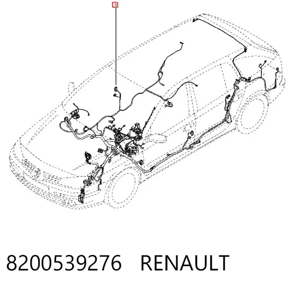 Датчик АБС задний 8200539276 Renault (RVI)