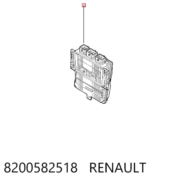 Модуль управления (ЭБУ) впрыском топлива 8200582518 Renault (RVI)