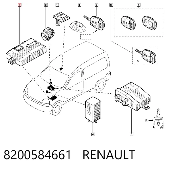  8200584661 Renault (RVI)