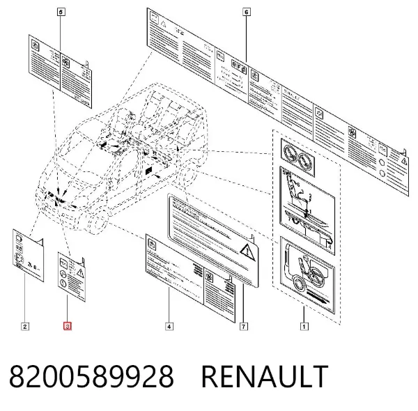  8200589928 Renault (RVI)