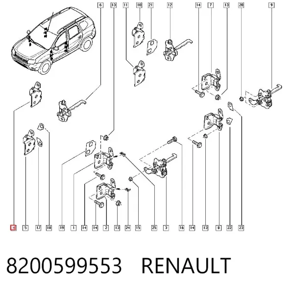  8200599553 Renault (RVI)