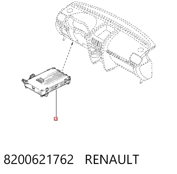 Блок комфорта 8200621762 Renault (RVI)