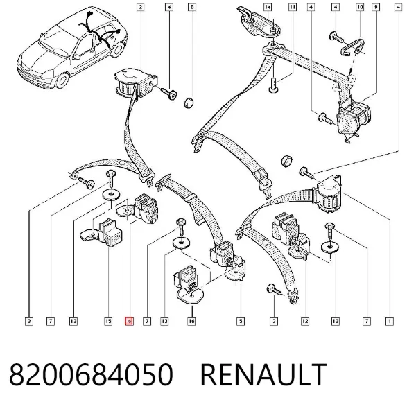  8200684050 Renault (RVI)