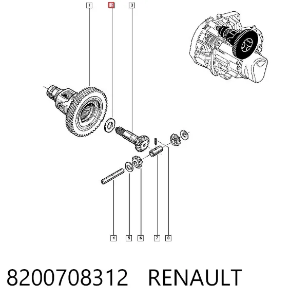  8200708312 Renault (RVI)