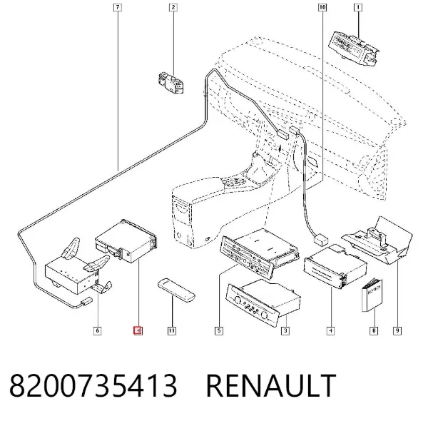  8200735413 Renault (RVI)