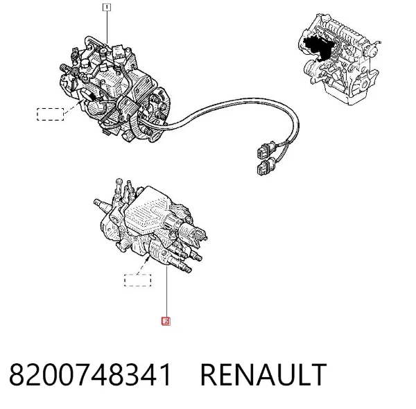 ТНВД 8200748341 Renault (RVI)